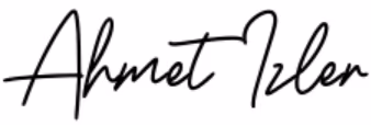 Unterschrift von Ahmet Izler